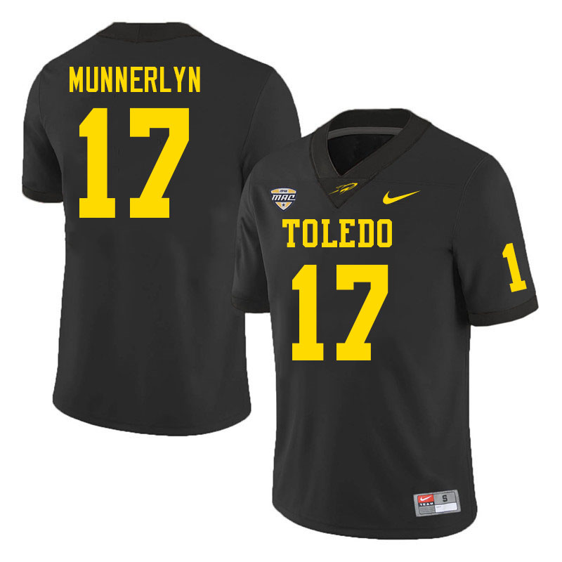 Toledo Rockets #17 Don Munnerlyn College Football Jerseys Stitched Sale-Black